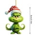 thumbnail image 3 of Adorno para árbol de Navidad Grinch con colgantes de monstruo verde divertidos y bonitos de 8cm para interiores, 3 of 5