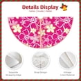 thumbnail image 3 of Rateoe Vintage Flowers Pattern Christmas Tree Skirt with Ties , Christmas Tree Decorations, Farmhouse Christmas Decor Xmas Holiday Decorations-36", 3 of 6