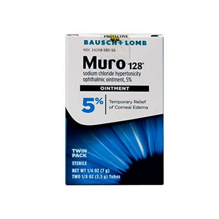 Muro 128 Sterile Ophthalmic5 Percent Ointment,twin Pack - 0.25 Oz Sku 3701117