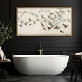 thumbnail image 3 of IDEA4WALL Extra Large Framed Canvas Print Wall Art Wild Freedom Assorted Birds in Flight Vintage Art Nature Wilderness Retro Wall Decor Oversized Artwork Relax/Calm for Room Decor - 60"x30", 3 of 5