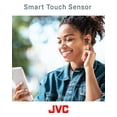thumbnail image 6 of JVC Active Noise Cancelling True Wireless Earbuds - Bluetooth 5.3 with ANC - Comfortable Fit with S/M/L Silicon & Memory Foam Earpieces - IPX4 Water Resistant - 28 Hrs Playback - Compact Charging Cas, 6 of 8