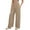 Khaki, variant on PMVFHDE Women's Casual High Waist Wide Leg Pants Straight Leg Relaxed Fit Comfortable Everyday Trousers PK1,XXL