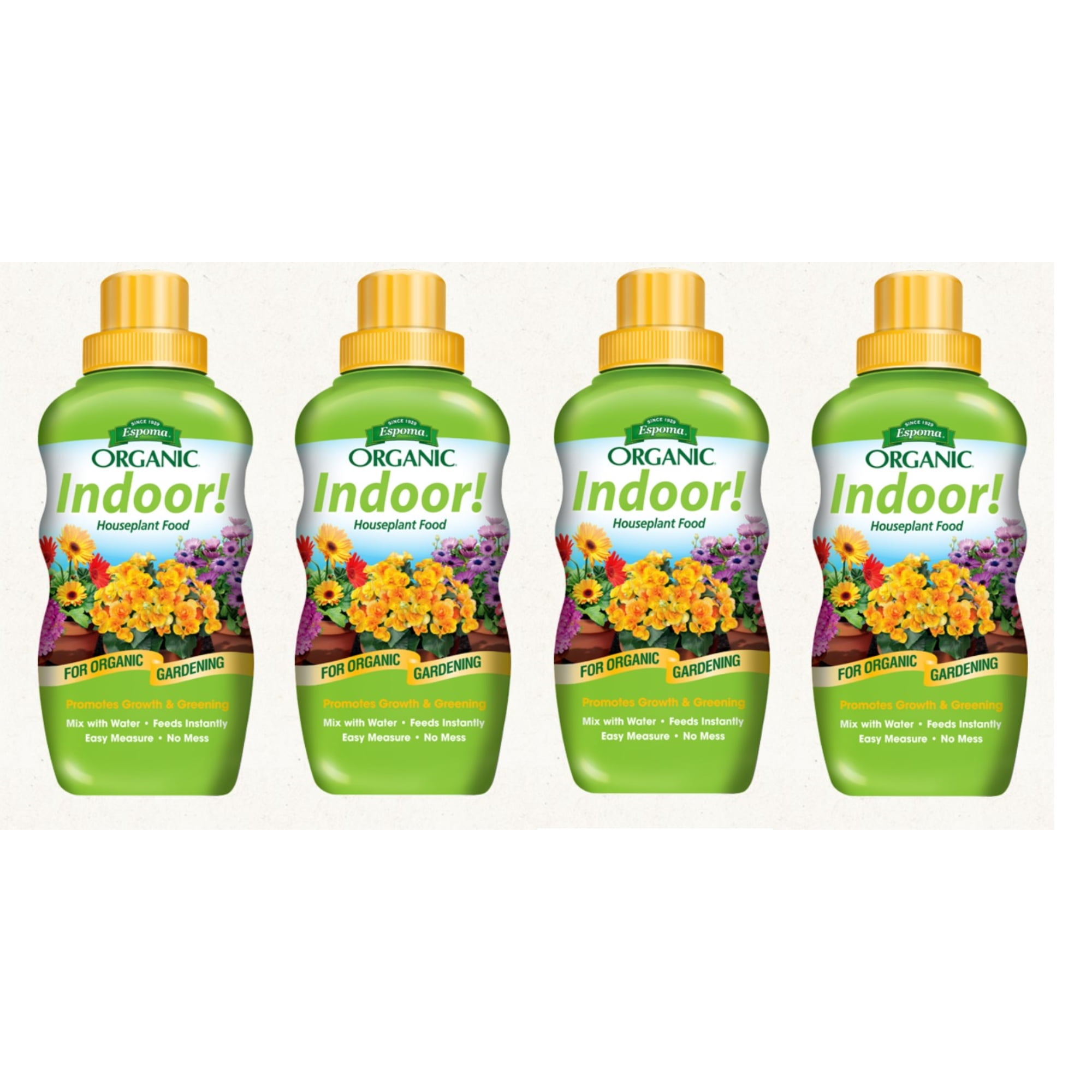 Espoma Organic INPF8 Organic Indoor Plant Food, 8-oz. - Quantity 6   Outdoor & Indoor Plant Use, Easy Application