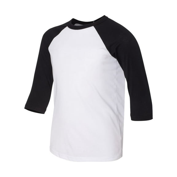 Bella   Canvas - Youth Three-Quarter Sleeve Raglan Baseball Tee