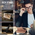 thumbnail image 4 of Phone Case for Samsung S23Ultra Magnetic Protection Leather Case S24 Mobile Phone Case Card Multifunctional Wallet Case, 4 of 9