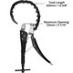 thumbnail image 3 of Exhaust Chain Separator Chain Cutter Tailpipe Cutting Exhaust Pipe Cutter Copper PVC Aluminum, 3 of 5