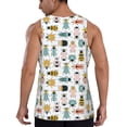 thumbnail image 3 of Easygdp Colorful Insects Men's Tank Top, Sleeveless Muscle T Shirts, Breathable, Quick-Dry, Loose for Gym, Running, Fitness - Small, 3 of 9