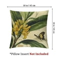 thumbnail image 4 of nygtbtfer Throw Pillow Set of 2 Green Decorative Pillows Case Polyester Linen Outdoor Cushion Covers for Couch Sofa Bed Home Decor White, 4 of 7