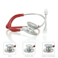 thumbnail image 3 of MDF® MD One® Epoch Lightweight Titanium Stethoscope - Burgundy (MDF777DT-17), 3 of 10