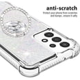 thumbnail image 2 of for Samsung Galaxy A13 4G (Not 5G) Glitter Case with Ring Holder, Bling Sparkle Floating Liquid Soft TPU Cushion Fashion Clear Case Cover for Samsung Galaxy A13/A13 4G Lite  Colorful, 2 of 7