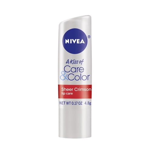 Nivea A Kiss Of Care And Color Tinted Lip Balm Carded Stick, Sheer