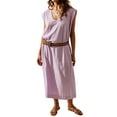thumbnail image 1 of ZAXARRA Women's Summer Casual Long Dress Solid Color Sleeveless Scoop Neck Beach Dresses, 1 of 4
