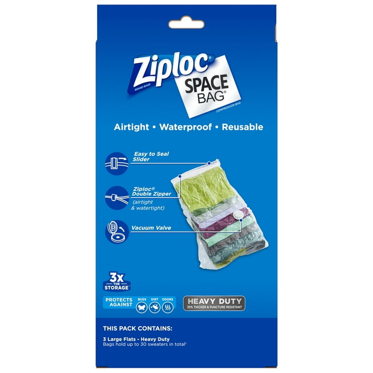 Ziploc®, Space Bag® Large Flat, Ziploc® brand