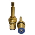 thumbnail image 1 of MYG 2.95Inch Hot Water Valve Core, Shower Bath Tap Valve Cartridge Quarter Turn Flow Long Tall Stem Insert 1/2" Clockwise, 1 of 7