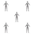 thumbnail image 1 of Wosthever Clothes Bust Mannequin Display Clothes Model Holder Display for Retail Home Type2, 1 of 1