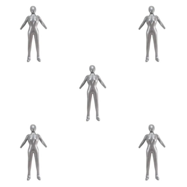 Wosthever Clothes Bust Mannequin Display Clothes Model Holder Display for Retail Home Type2