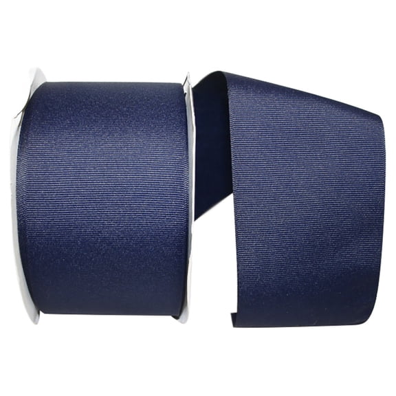 JAM All Occasion Grosgrain Navy Polyester Ribbon, 1800" x 3"