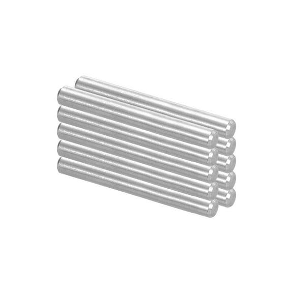Uxcell 304 Stainless Steel Dowel Pin 5x50 mm (3/16" Dia) 10 Pcs Hardened Metal Shelf Pegs Bunk Bed Pins