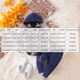 thumbnail image 3 of larppty Baby Boy Clothes Flannel Plaid Outfits Long Sleeve Hoodie Romper Fall Winter 2 Pcs Clothes for Boy, 3 of 6