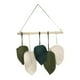 thumbnail image 1 of Tapiz colgante de pared de macramé con hojas, tapiz tejido, regalo de cumpleaños, decoración de arte de la pared con borlas, decoración de pared, 1 of 9
