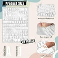 thumbnail image 2 of 4650 PCS Letter Stickers 30 Sheet Small Mailbox Numbers and Letters,Self-Adhesive Vinyl Waterproof Alphabet Stickers for Scrapbooking Mailbox Sign Water Bottles Cup Classroom Decor(White,0.5 Inch), 2 of 16