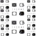 thumbnail image 1 of Juego de 40 Carburadores para 240 236 235 435 e JONSERED CS2238 CS2234 RB149, RB 149 Juego de Diafragma, 1 of 5