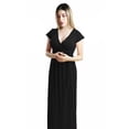 thumbnail image 2 of Vestido Largo Tipo Bata Cruazado Cintilla Formal Abierto THE DIFFERENT SOCIETY Side B collection Vestido largo, Tipo Bata con abertura y Tirante, Para Toda Ocasión., 2 of 4