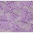 thumbnail image 4 of oneOone Tissu Popeline Sergé en Coton Bio Rectangle & Triangle Imprimé Géométrique 1 Yard 42 Pouces de Large, 4 of 4