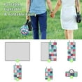 thumbnail image 2 of Floral Picnic Blankets Waterproof Foldable Picnic Blanket 80"x 80" Flower Picnic Mat 3-Layer Thicking Outdoor Picnic Blanket Sandproof Lightweight Beach Picnic Blanket with Strap Machine Washable, 2 of 6