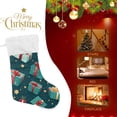 thumbnail image 5 of Ryvnso Christmas Stockings Christmas Gifts and Stars 17.7" Large Stocking Decoration 1 Pack, 5 of 7