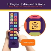 Special Supplies AAC Device for Kids and Adults – 12 Talking Buttons for Speech Therapy – Talker Buddy for Non Verbal Communication Tool with Storage Bag