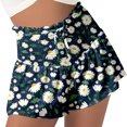 thumbnail image 1 of Pantalones cortos con cordón para mujer, pantalones cortos informales de verano con cintura alta y fluidos, pantalones cortos de playa con estampado bonito de secado rápido Fridja  fhjkhfk459308, 1 of 6