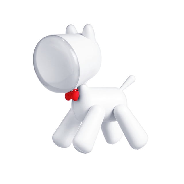 Lámparas para Niños Cachorro Llevó la Lámpara de Escritorio, la Luz Recargable Portátil Del Perro de la Noche Linda de los Niños, Color Blanco Cálido 2700-3000K