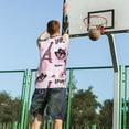 thumbnail image 5 of Honeii Eiffel Tower and Butterflies print basktball shirt for men and women, Unisex basketball jersey for Theme party-X-Large, 5 of 6
