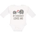 thumbnail image 3 of Inktastic Grandaddy Loves Me Elephant Boys or Girls Long Sleeve Baby Bodysuit, 3 of 5