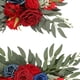 thumbnail image 4 of 2 piezas de guirnalda floral para fondo de boda, arco de flores, guirnalda de flores artificiales rústicas para Rojo, 4 of 9