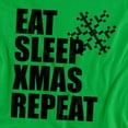 thumbnail image 2 of Generic: Christmas T-Shirt Christmas Repeat Unisex Graphic Tee For Men & Women Kelly Green&nbsp;, 2 of 7
