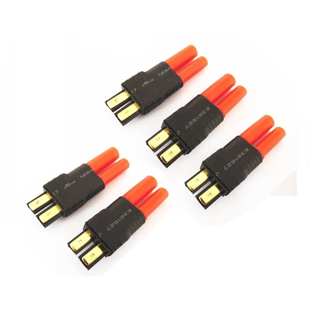 WST No Wires Connector Traxxas Male To HXT 4mm Bullet Banana Plug