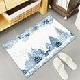 thumbnail image 5 of Christmas Winter Kitchen Rugs and Mats Set of 2 New Year Abstract Snowflake Elk Blue Xmas Kitchen Mat,Non-Slip Area Runner Rug,Washable Floor Mat for Home Dining Room Office 17x30in+17x47in, 5 of 6
