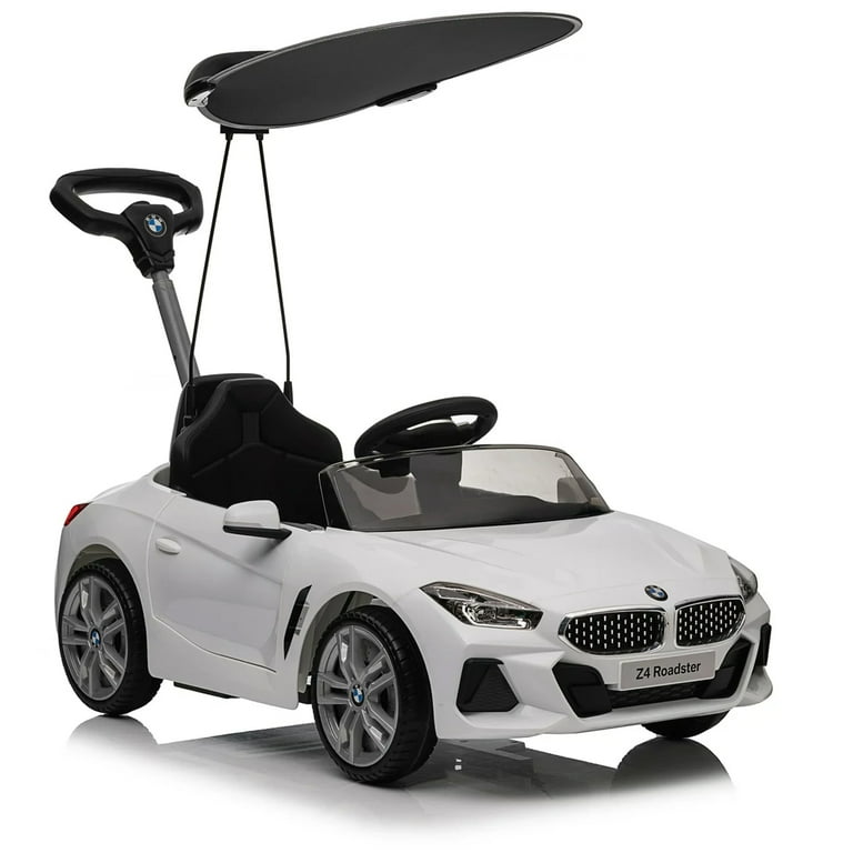 Funyard 3-in-1 Kids' Push Ride-on Car for Toddlers, Licensed BMW