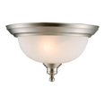 thumbnail image 1 of Design House 510297 Bristol 2-Light Ceiling Mount, Satin Nickel Finish, 1 of 1