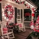 thumbnail image 4 of Guirnalda de luces navideñas JMEXSUSS 200 LED, 20 m, rojo y blanco, 4 of 6