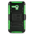 thumbnail image 4 of for 5.5" Alcatel OneTouch POP 3 FLINT Pixi Glory Case Belt Clip Holster Phone Case 2 Kick Stands Hybrid Armor Shock Bumper Cover Green, 4 of 4