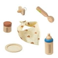 thumbnail image 4 of Ensemble de Repas en Bois Jeu de Rôle Ensemble de Repas Éducatif Biberon en Bois, 4 of 8