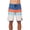 Indigo, variant on O'Neill Mens Four Square Stretch Above the knee Stripe Swim Trunks