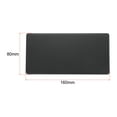 thumbnail image 2 of Standard Plastic Rectangle Aluminum Extrusion End Cap Black 80x160mm 6pcs, 2 of 4