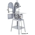 thumbnail image 5 of VEVOR Commercial Electric Meat Bandsaw, 1500W Stainless Steel Vertical Bone Sawing Machine, Workbeach 19.3" x 15", 0.16-7.9 Inch Cutting Thickness, Frozen Meat Cutter with 6 Blades for Rib Pork Beef, 5 of 9