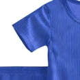 thumbnail image 4 of fatyb Garçons Filles Été Ensembles 2 Pcs T-Shirts à Manches Courtes Col Rond Shorts Ensembles de Shorts Décontractés pour Enfants, 4 of 6