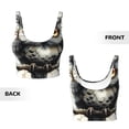 thumbnail image 6 of Uemuo Whimsical Owl On Branch Pattern Women's Sports Bra - High Impact Support, Breathable, and Comfortable Athletic Bra for Running, Yoga, and Workouts, 6 of 9