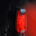 thumbnail image 4 of Luz de seguridad kusrkot LED Clip de cola de bicicleta estroboscópica 3 modos de iluminación Rojo, 4 of 8